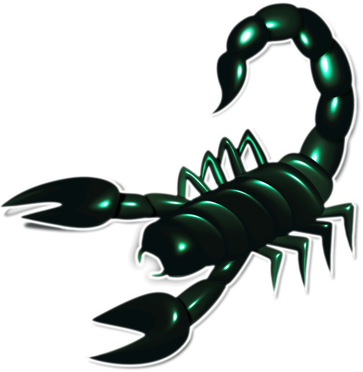 green scorpion image